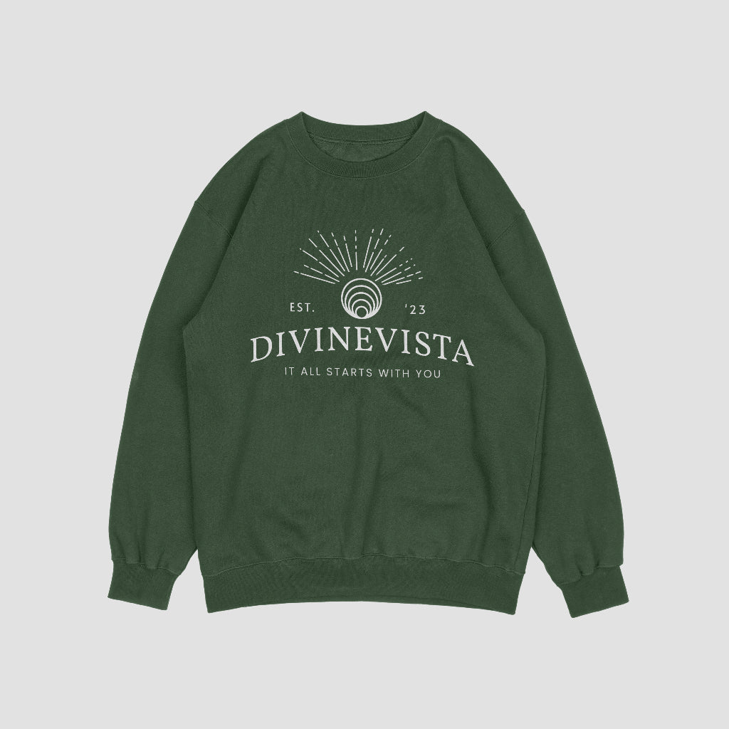 Embroidered DivineVista Sweatshirt